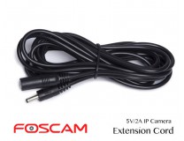 Foscam DC Power Extension Cord 5V  1.3/3.5mm 2M Black