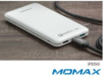 Momax 10000mAh PD Quick Charge Power Bank IP65W White