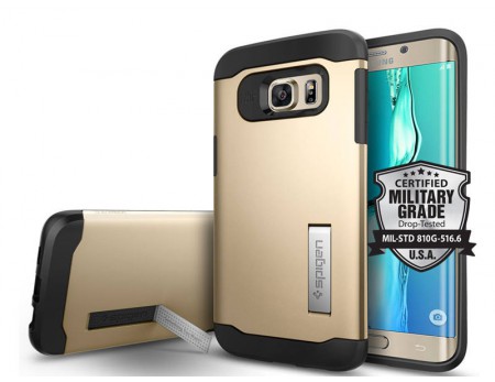 Galaxy S6 Edge+ Case Spigen Slim Armor Gold