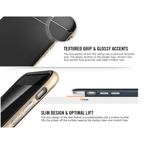 iPhone 6/6s Plus Case Spigen Neo Hybrid Case White