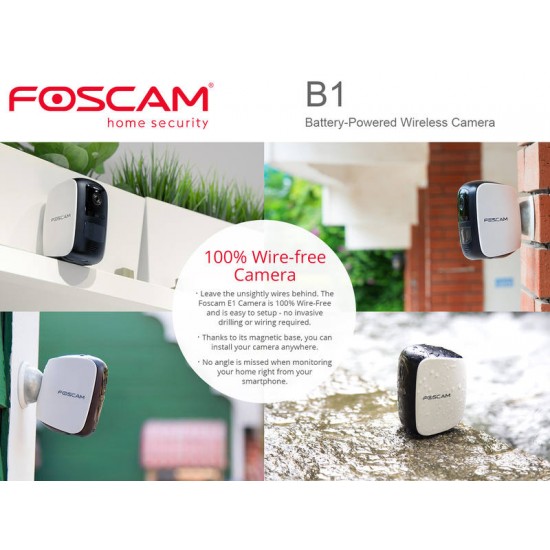 Foscam B1 Battery-Powered Wireless Camera for E1 System