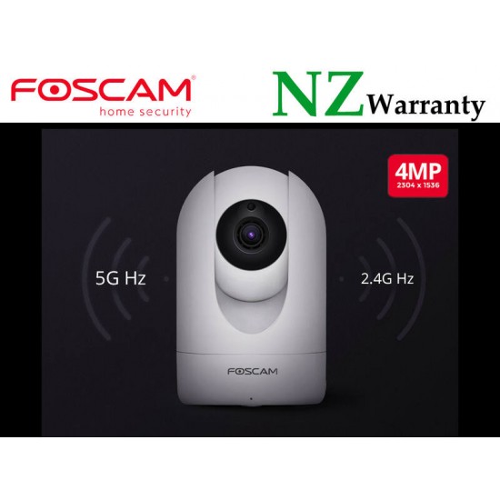 FOSCAM IP Camera R4M 2.4/5Ghz Wifi 4MP PTZ HUMAN DETECTION