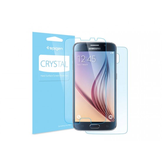 Galaxy S6 Screen Protector+Back Spigen CR