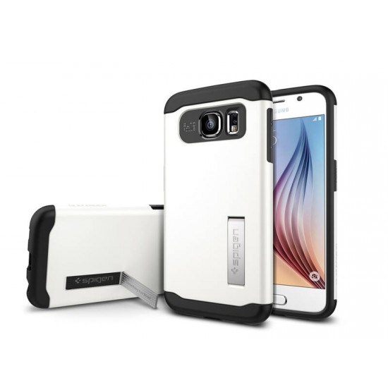 Galaxy S6 Case Spigen Slim Armor Case White