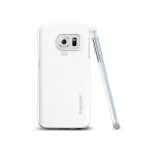 Galaxy S6 Edge Case SPIGEN Thin Fit Case White