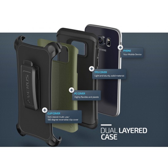 Galaxy S6 Case Verus Thor Active Dark Silver