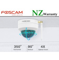 FOSCAM IP CAMERA D4Z 4MP 4X Optical Zoom PTZ Dome Camera Built-in Mic