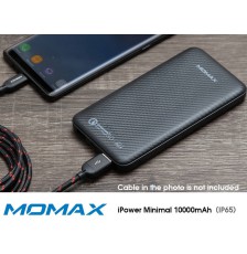 Momax 10000mAh PD Quick Charge Power Bank Black IP65