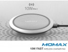 Momax 10W FAST QI Wireless Charger Pad UD3W White