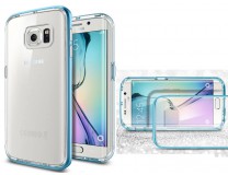 Galaxy S6 Edge Case Spigen Neo Hybrid CC Blue