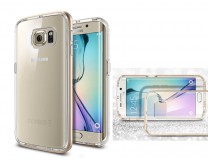 Galaxy S6 Edge Case Spigen Neo Hybrid CC Gold
